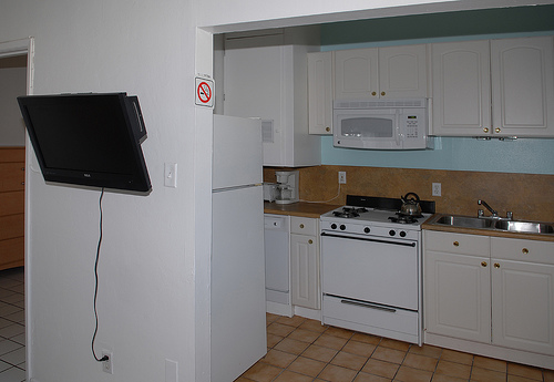 kitchen from living room