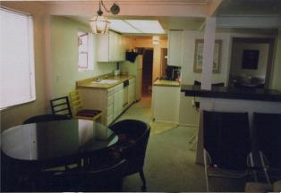 dining room with kitchen view dining room with kitchen view