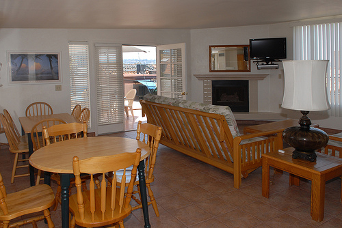 dining room with living room dining room with living room