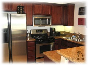kitchen with granite kitchen with granite