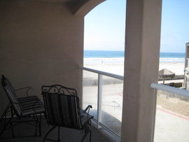 balcony with ocean view