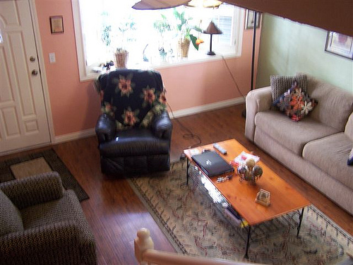 living room view from above living room view from above