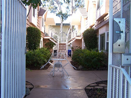 walkway at gate walkway at gate