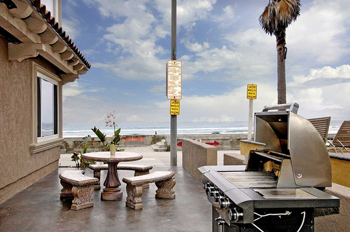 patio with bbq patio with bbq