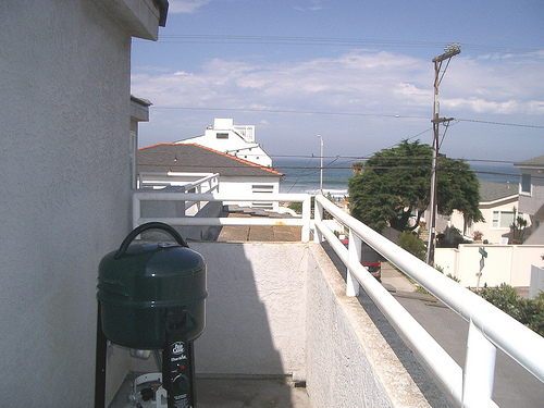 Balcony with BBQ