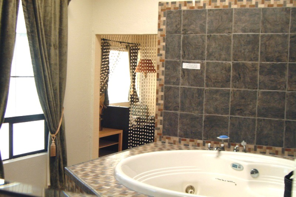 3rd view of master bathroom spa tub