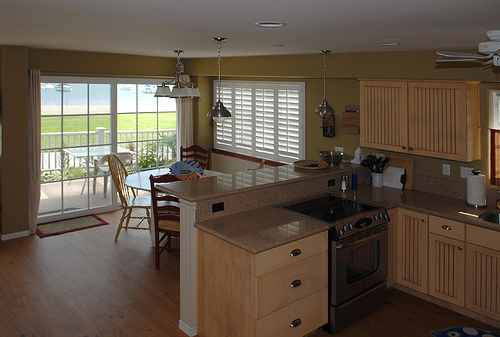 kitchen dining room view