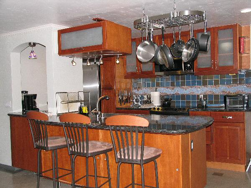 kitchen with breakfast counter kitchen with breakfast counter