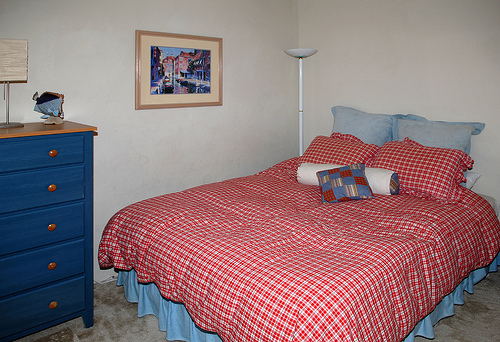 Red and White Bedroom Red and White Bedroom